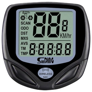 Sunding <strong>Wireless</strong> Bike <strong>Computer</strong> Bicycle <strong>Computer</strong> Bike Speedometer Cycling Odometer Bike Meter <strong>Cycle</strong> Tracker Mph Outdoor Rainproof - Product Image 1