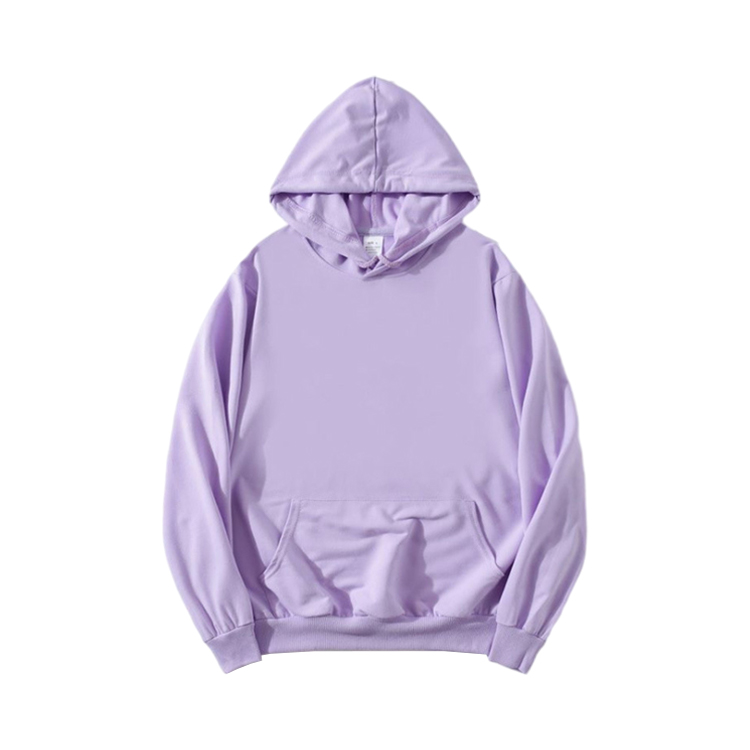 Sudadera con capucha morada