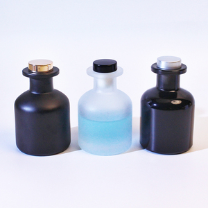 100ml 150ml mờ khuếch tán màu đen chai thủy tinh khuếch tán màu Chai thủy tinh khuếch tán sậy với nút cao su - Product Image 2