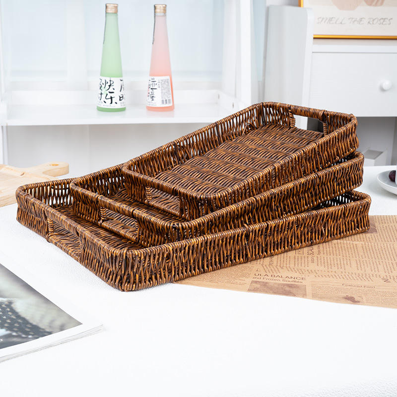 Conjunto de tres piezas color café