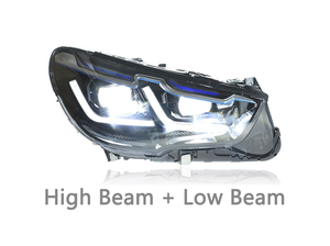 2010-2017 BMW 5 serisi Gt far takımı için LED gündüz farları dönüş sinyalleri Lens farlar ile modifiye - Product Image 5