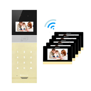 Gate <strong>Intercom</strong> <strong>Systems</strong> With Camera Hole Video <strong>System</strong> Doorbell <strong>Multi</strong> Apartment Digital Video Doorbell RJ45 DC 12V - Product Image 1