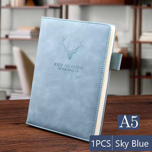 Impresión personalizada marca 80 Gsm papel regalo 180/100 hojas Spirale kawaii diario libreta línea A5 diario pu cuero diario cuaderno - Product Image 3