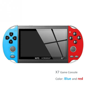 X7คอนโซลวิดีโอเกมแบบพกพา/X7plus พร้อมหน้าจอ4.1/4.3/5.1นิ้ว HD สำหรับ GBC gameb ไม่มีกล้อง