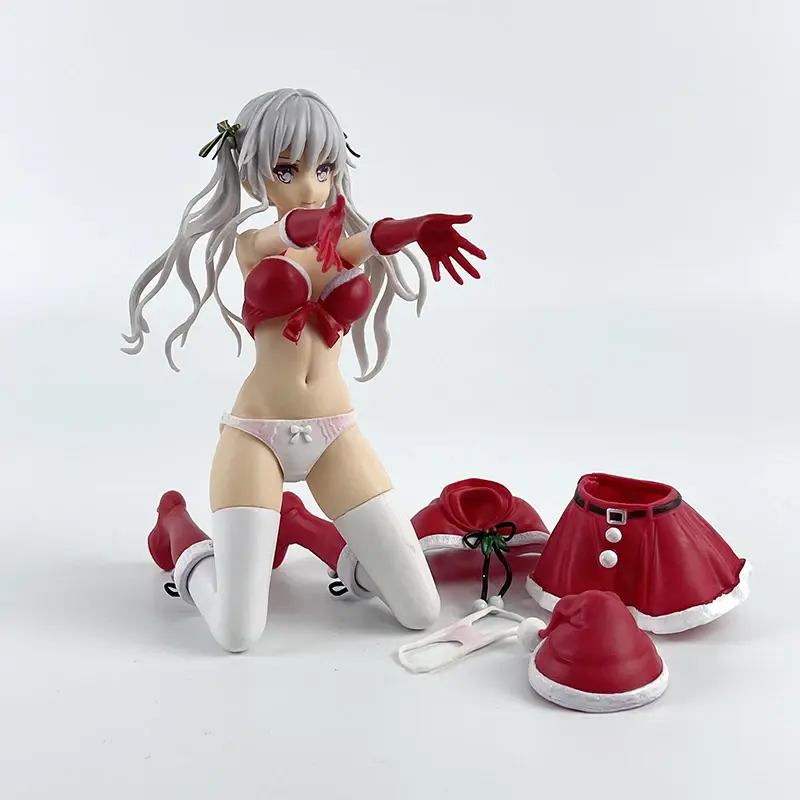 Japon kızlar undress anime kız çıplak PVC anime figürü seksi yetişkin eylem Model oyuncaklar