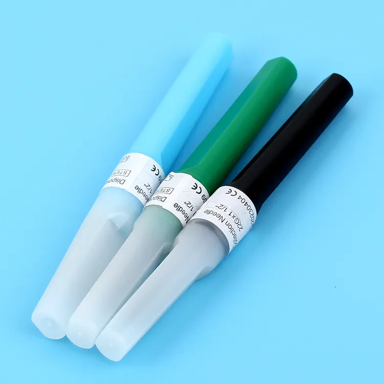 Одноразовая Медицинская Стерильная ручка для медицинского использования, размер 22 г, вакуумная Ручка для взятия крови, тестовые иглы для рисования от 18 г до 23 г