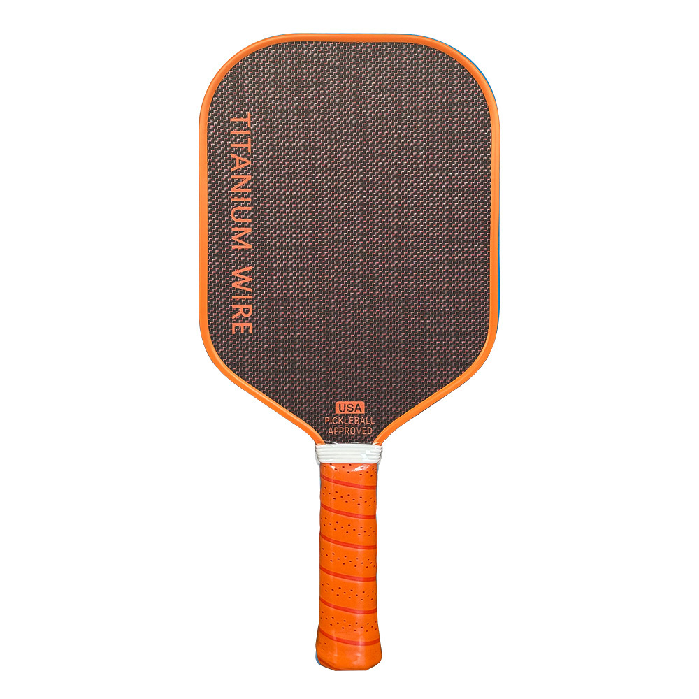 One orange titanium alloy pen