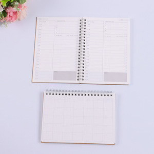 Cuaderno espiral diario personalizado para gestión del tiempo, manual de eficiencia de estudio de lista de tareas portátil con cubierta de papel de encuadernación en espiral - Product Image 5