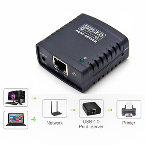 USB 2.0 LRP <strong>Print</strong> <strong>Server</strong> Share a LAN <strong>Ethernet</strong> Networking Printers Power Adapter USB HUB 100Mbps <strong>Print</strong> <strong>Server</strong> - Product Image 4