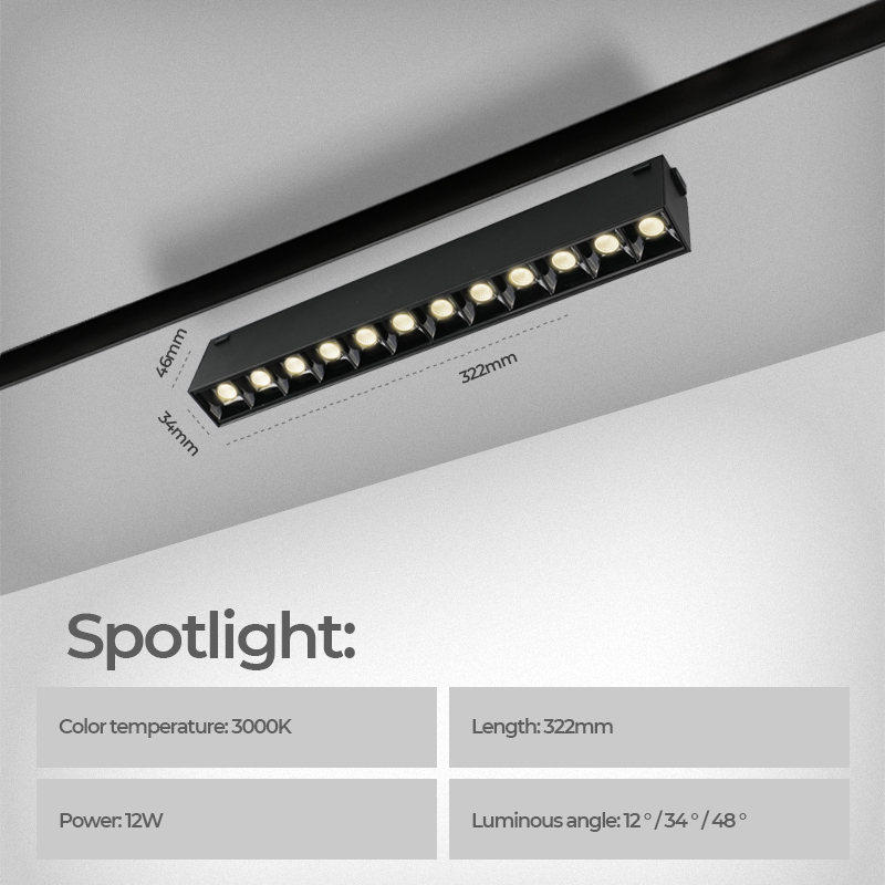 R40/Calandre lumineuse 322mm 3000K 12W