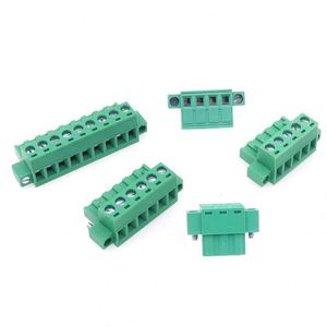2EDGKM 5,08mm bloque de terminales de oído fijo PCB aguja recta enchufe de aguja doblada 2/3/4/5/6/7/8/9/10/12P - Product Image 3
