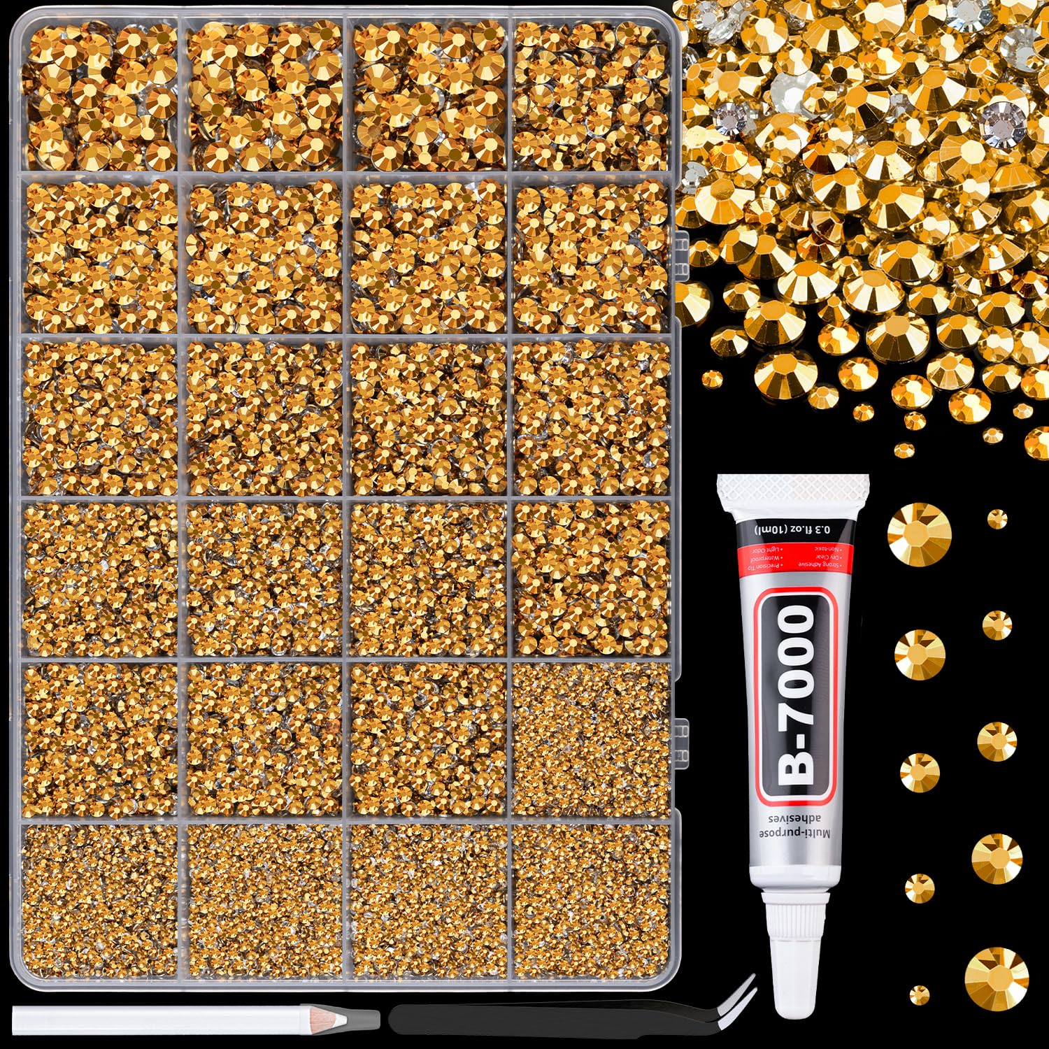 Mineral Gold Large Pack + 1Pc Glue