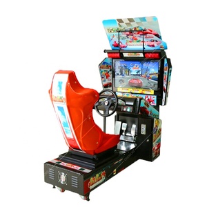 Simülatörlü atari Video sürüş araba yarışı oyunu makinesi