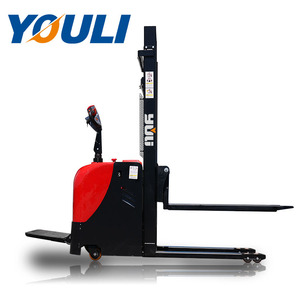Palet istifleyici 2 Ton 2 metre elektrik kendinden yükleme elektrikli el istifleyici tam elektrikli 2000kg 5000mm - Product Image 2