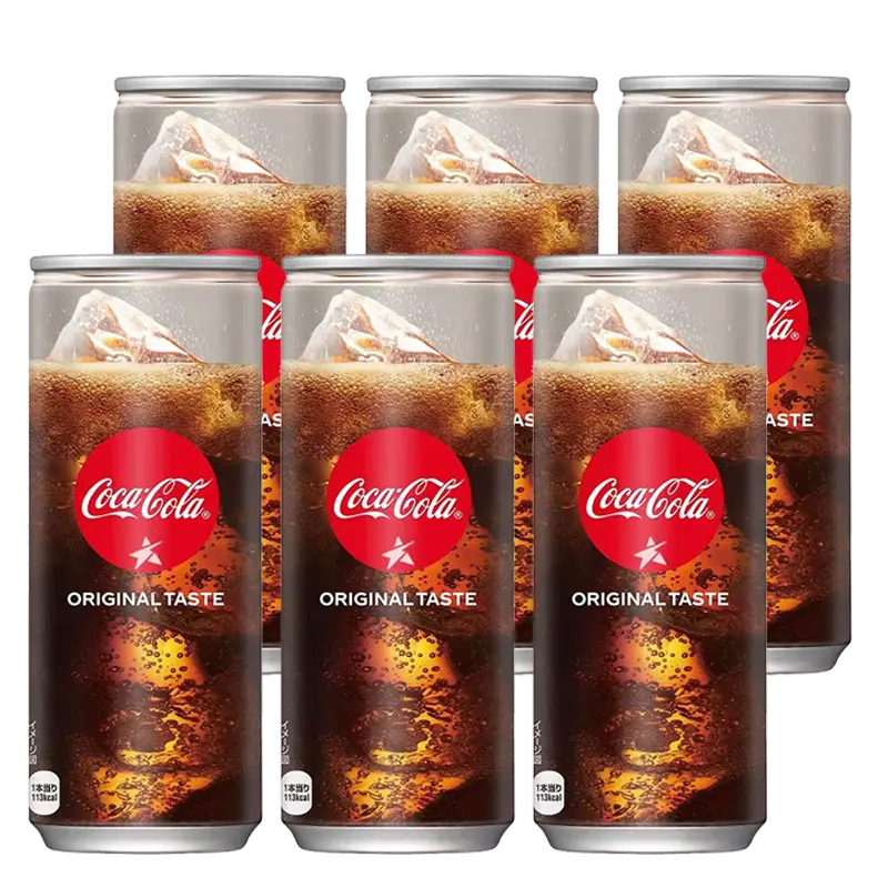일본 코카콜라 탄산 음료 250ml 카페 한정판 청량 음료 스파클링 신선한 음료 코카콜라