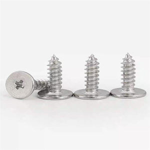 工場卸売M2 M2.6 M3 M4 M5 M6メートル法ステンレス鋼ニッケルメッキクロスフラットヘッドセルフタッピングネジ - Product Image 4