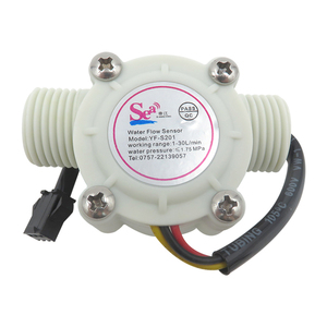 12V sensore di flusso dell'acqua interruttore per misuratore di portata della pompa contatore per effetto di controllo Arduino 1-30L/min 1/2 'sala elettronica Consumer - Product Image 1
