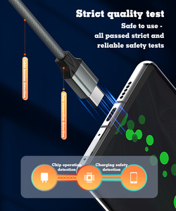 Ldnio LC441C-C15 3ft 6ft Nhanh Chóng Sạc Dữ Liệu Sync 65W Pd Sạc Cáp Điện Thoại Di Động 5A Loại C Để Loại C Cáp <span class=keywords><strong>Android</strong></span> USB Cáp - Product Image 5