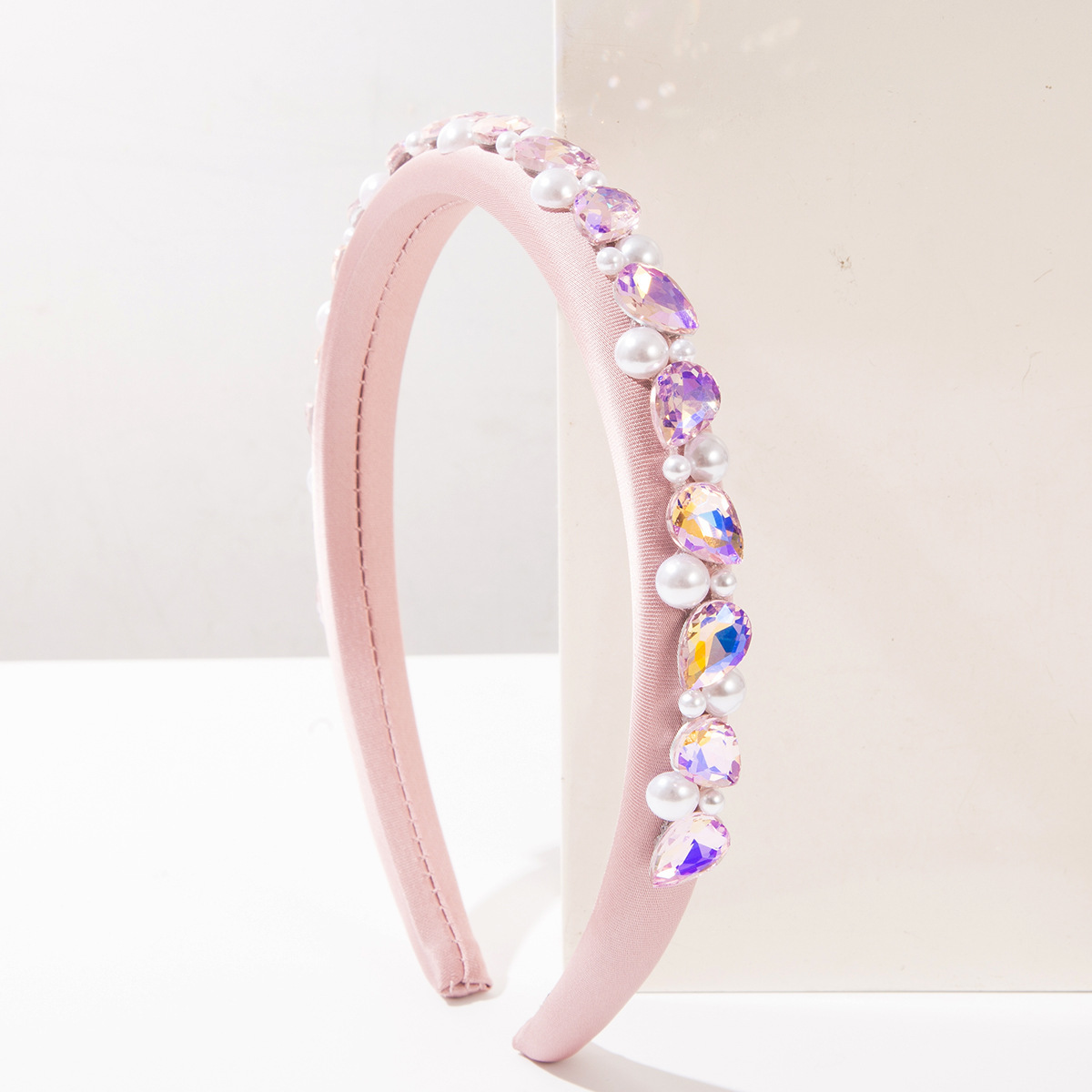 Pink headband for women