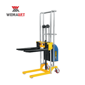 Pallet spintore Mini <span class=keywords><strong>Stacker</strong></span> elettrico <span class=keywords><strong>Stacker</strong></span> ruota Semi automatico carrello elevatore <span class=keywords><strong>Stacker</strong></span>
