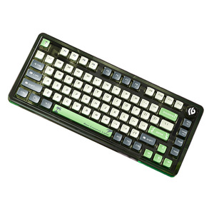 81键3模式蓝牙2.4G无线有线PBT RGB机械开关亚克力垫圈键盘 - Product Image 1