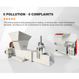 Kalt presse Eps Schaum recycling Brikett ieren Verdichter Abfall Polyurethan Epe Schaum Zerkleinerung block Press maschine
