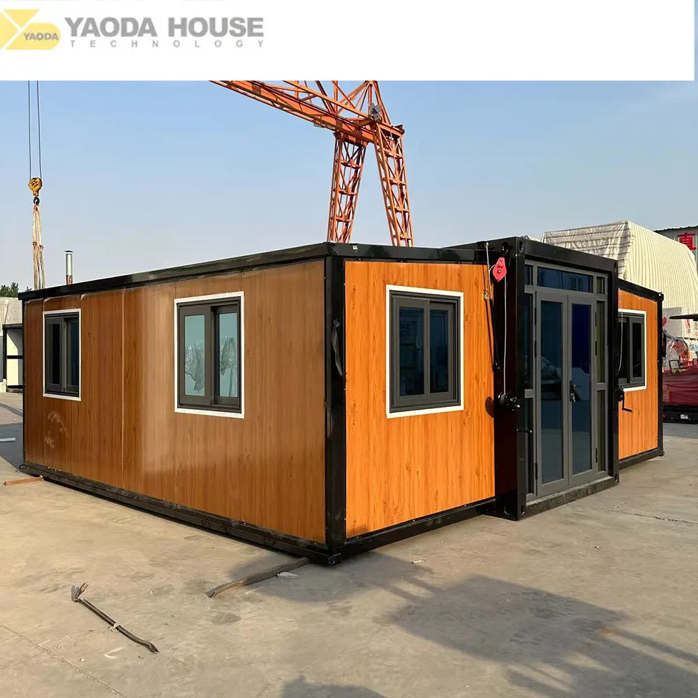 2024 Canada Ready to Ship Prefabricated Expandable Luxurious Decoration Tiny House Modular Container Prefab Home Office