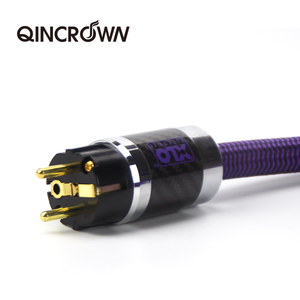 HiFi Audiophile <span class=keywords><strong>XLO</strong></span> OFC Kupfer-Stromkabel mit vergoldeter EU/US-Stecker-PVC-Isolierung für Verstärker - Product Image 5