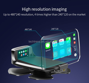 Cartrend OBD CarPlay HUD oto medya projektör Android <span class=keywords><strong>araba</strong></span> için ölçer oyna MB A B C E S CLA GLC CLS GLA GLA G modelleri - Product Image 6