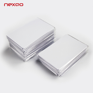 Nexqo迷你标签白色塑料聚氯乙烯卡，带NFC/射频识别芯片空白可打印商务酒店钥匙门禁卡 - Product Image 4