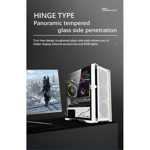 ATX Gaming <strong>Computer</strong> PC Case <strong>Computer</strong> Cases &amp; Towers CPU Cabinet With RGB Fan - Product Image 3