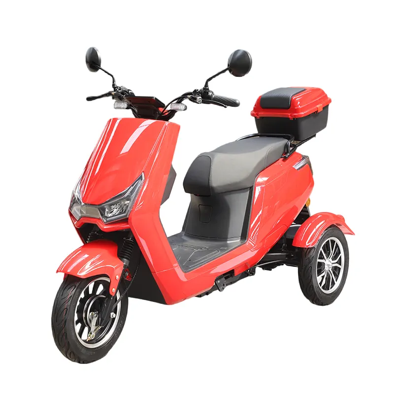 Triciclo eléctrico para discapacitados, motocicleta de tres ruedas, movilidad directa de fábrica