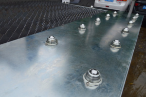 Foglio per macchina da taglio cnc in alluminio con laser max 1000w