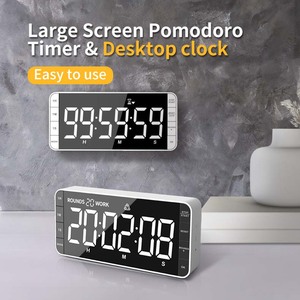 Großbild-Countdown-Timer für Besprechungen und Präsentationen Einfach zu lesende LED-Anzeige Batterie betriebener Klassen zimmer-Timer - Product Image 6