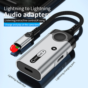 Adaptador de audio de 8 pines a 3,5mm Cable de audio Plug and Play Conexión por cable y buena calidad de sonido - Product Image 2