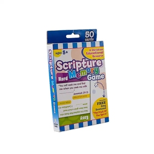 Free Sample Bible Scripture Cards Print Flash Cards Game Custom Printing God's Word FlashCard for Christians - Product Image 2