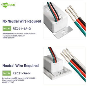 120 ~ 277VAC doluluk duvar PIR hareket sensörü anahtarı için UL sertifikalı LED ve CFL ışık - Product Image 4