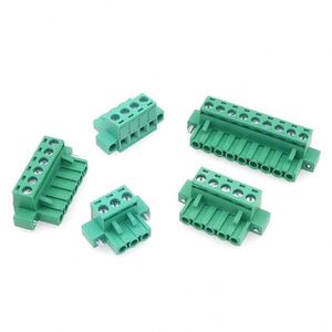 2EDGKM 5,08mm bloque de terminales de oído fijo PCB aguja recta enchufe de aguja doblada 2/3/4/5/6/7/8/9/10/12P - Product Image 4