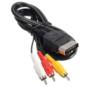 1.8m 6FT HD ses Video AV kablosu 3RCA X-BOX klasik 1 standart çözünürlüklü TV veya monitör - Product Image 3