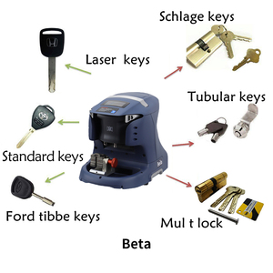 Yüksek güvenlik profesyonel çilingir aracı kilit araba anahtarları için 12 Volt Dc anahtar kesme makinesi seçin - Product Image 5