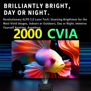 Famosa marca 4K WiFi Proyector Resolución 1080p Compatible con Android 9 Home Cinemas Multimedia Data Show Camping Proyector - Product Image 5