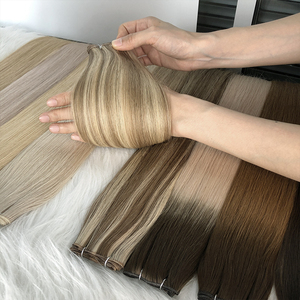 Mới đến 100% thô chưa qua chế biến tóc Trinh Nữ Nga Thiên Tài sợi ngang tóc con người mỏng vô hình đôi rút ra Thiên Tài sợi ngang - Product Image 6