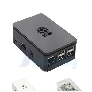 Raspberry Pi3 Modelo B + ABS Funda Negro Transparente Blanco Caja de plástico Cubierta Shell Compatible Raspberry Pi 3 Modelo B + Plus ICs