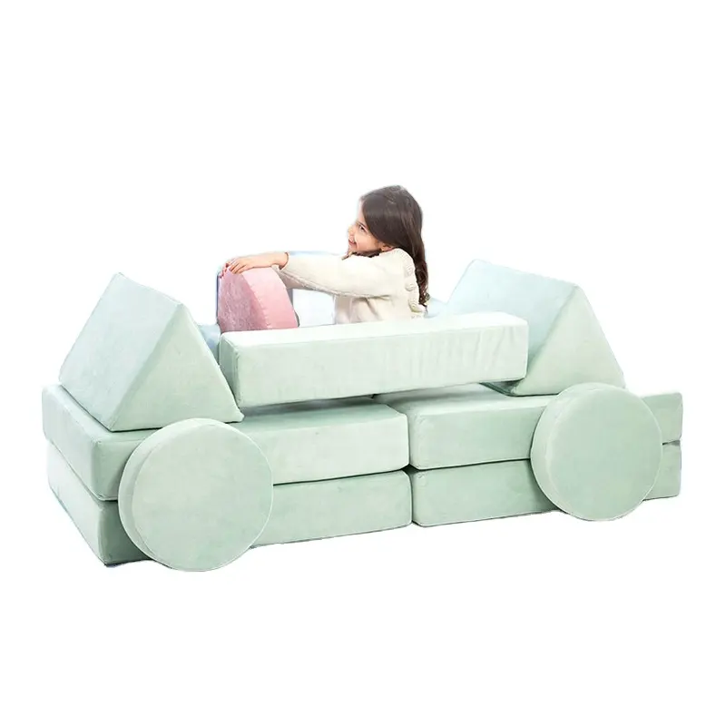 Sectionnel Coulissant Ramper Escalade Coussin Pépite Bébé Chaises Flip Out Canapé-Lit Pour Enfants Pépite Modulaire Jouer Canapé