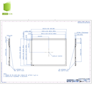 AUO จอ LCD ของแท้ LVDS 20พินกว้างอุณหภูมิ15นิ้วหน้าจอแอลซีดีสว่างมาก1024x768โมดูล LCD TFT 15นิ้ว - Product Image 4