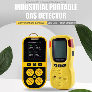 Profession eller tragbarer Multi-Gas-Detektor mit Digital anzeige für den industriellen Sicherheits gas analysator