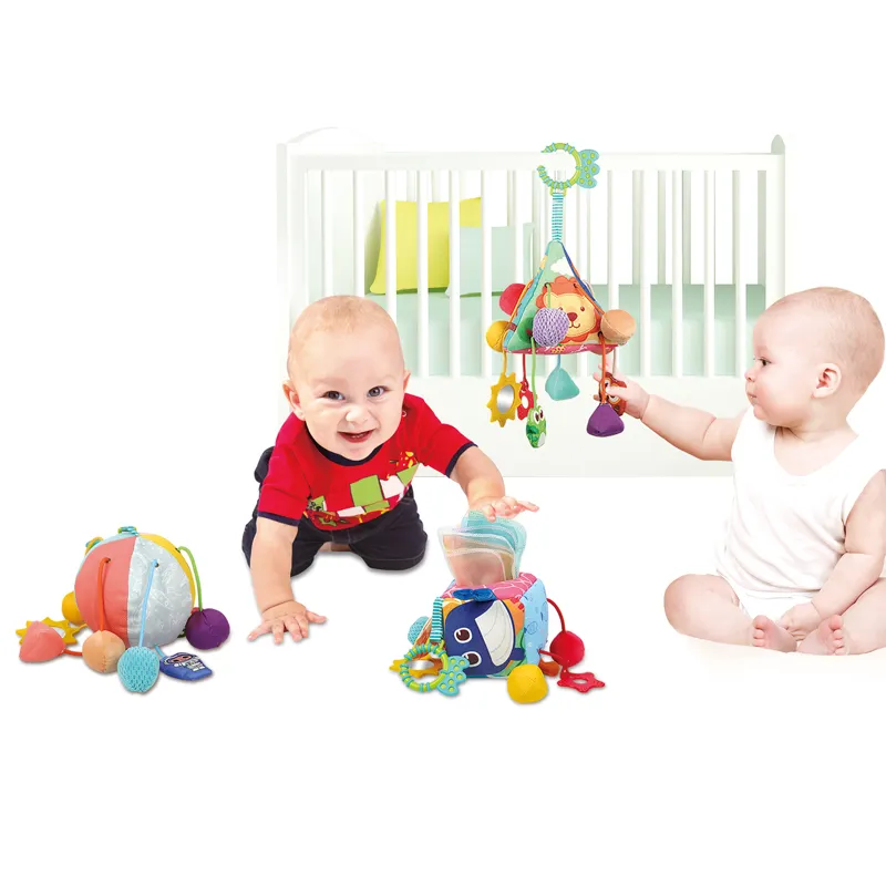 Bebek bulmaca çekme halatı beraberlik oyuncak erken eğitim arabası kolye çıngırak tezahürat konfor oyuncak