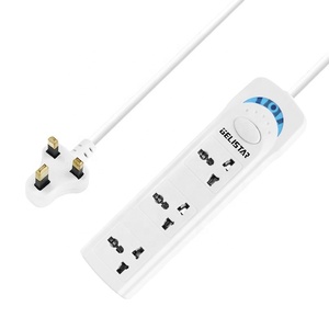 Universal Standard Extension Power <strong>Socket</strong> 3 Outlets <strong>with</strong> <strong>Switch</strong> Extension <strong>Socket</strong> - Product Image 1