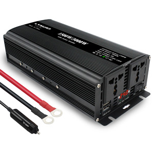 Car Inverter 1500W 3000W 12V 24V <strong>Dc</strong> to 220V AC Converter Power Car Micro Solar Inverter Modified Sine Wave Inverter 12V 220V - Product Image 1