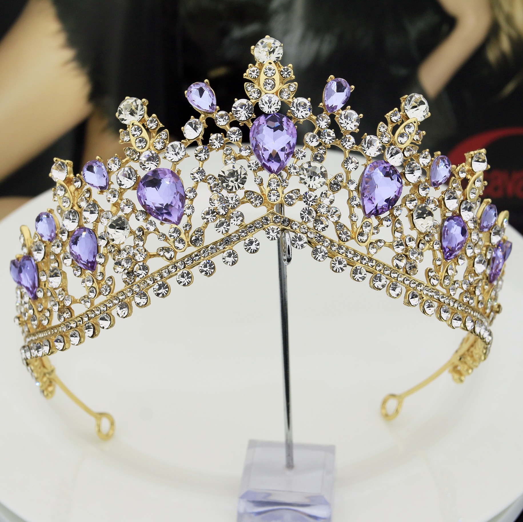 Gold+Lilac Stone